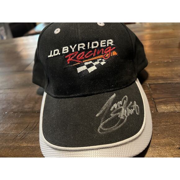 Tony Stewart Autographed Hat J.D. Byrider Racing Nascar - Picture 8 of 9